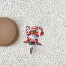 Load image into Gallery viewer, 8Pcs Christmas Gnome Diamond Art Hanging Hooks Diamond Painting Hooks DIY Crafts