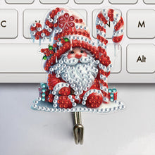 Load image into Gallery viewer, 8Pcs Christmas Gnome Diamond Art Hanging Hooks Diamond Painting Hooks DIY Crafts