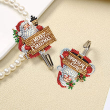 Load image into Gallery viewer, 8Pcs Christmas Santa Claus Diamond Art Hanging Hooks DIY Diamond Painting Hooks