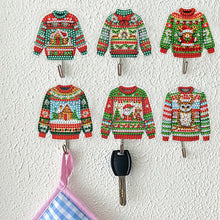 Load image into Gallery viewer, 8Pcs Christmas Winter Sweater Diamond Art Hanging Hooks Diamond Painting Hooks