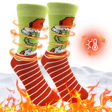Load image into Gallery viewer, Green Monster Socks Comfortable Unisex Christmas Socks Party Supplies