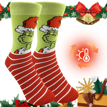Load image into Gallery viewer, Green Monster Socks Comfortable Unisex Christmas Socks Party Supplies