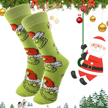Load image into Gallery viewer, Green Monster Socks Comfortable Unisex Christmas Socks Party Supplies