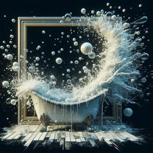 Load image into Gallery viewer, 3D Bubble Bath Frame 40*40CM(Canvas) Full Round Drill Diamond Painting