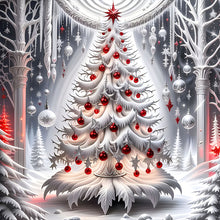 Load image into Gallery viewer, Christmas Tree 40*40CM(Canvas) Full Round Drill Diamond Painting
