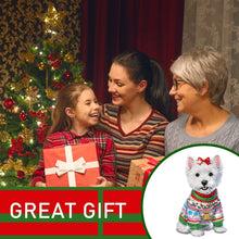 Load image into Gallery viewer, Christmas Acrylic 2D Flat Print DIY West Highland Terrier Shake Head Desktop Diamond Art