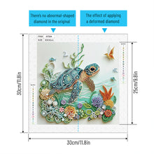 Load image into Gallery viewer, Sea Turtle 30*30CM(Canvas) Partial Special Shaped Drill Diamond Painting