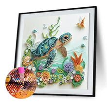 Load image into Gallery viewer, Sea Turtle 30*30CM(Canvas) Partial Special Shaped Drill Diamond Painting