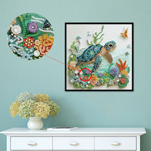 Load image into Gallery viewer, Sea Turtle 30*30CM(Canvas) Partial Special Shaped Drill Diamond Painting