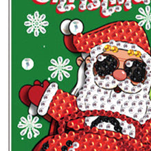 Load image into Gallery viewer, Christmas Santa Claus Diamond Painting Door Handle Hanger Sign for Home Office