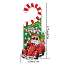 Load image into Gallery viewer, Christmas Santa Claus Diamond Painting Door Handle Hanger Sign for Home Office