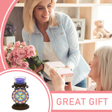 Load image into Gallery viewer, DIY Mandala Diamond Painting Candlestick Holder Kit for Home Decor Gift