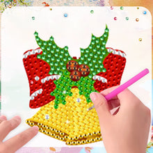Load image into Gallery viewer, Christmas 6Pcs Acrylic Xmas Snowman Diamond Painting Fridge Stickers for Home Decor