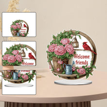Load image into Gallery viewer, 2D Flat DIY Garden Plant Desktop Diamond Art Kits Bedroom Table Decoration