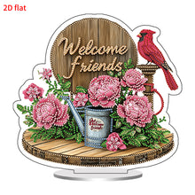 Load image into Gallery viewer, 2D Flat DIY Garden Plant Desktop Diamond Art Kits Bedroom Table Decoration
