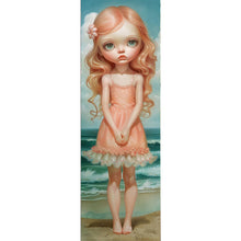 Load image into Gallery viewer, Curly-Haired Girl 30*90CM(Canvas) Full Round Drill Diamond Painting