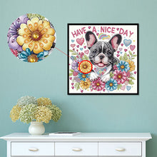 Load image into Gallery viewer, Cute Dog 30*30CM(Canvas) Partial Special Shaped Drill Diamond Painting