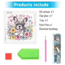 Load image into Gallery viewer, Cute Dog 30*30CM(Canvas) Partial Special Shaped Drill Diamond Painting