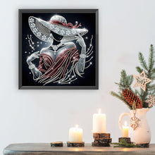 Load image into Gallery viewer, Elegant Lady 40*40CM(Canvas) Partial Special Shaped Drill Diamond Painting