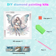 Load image into Gallery viewer, Fairy Girl 30*30CM(Canvas) Partial Special Shaped Drill Diamond Painting