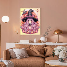 Load image into Gallery viewer, Pumpkin Witch 30*40CM(Canvas) Full Round Drill Diamond Painting