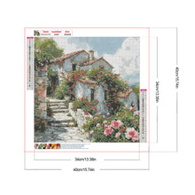 Load image into Gallery viewer, House Full Of Flowers 40*40CM(Canvas) Full Round Drill Diamond Painting