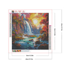 Load image into Gallery viewer, Waterfall 40*40CM(Canvas) Full Round Drill Diamond Painting