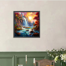Load image into Gallery viewer, Waterfall 40*40CM(Canvas) Full Round Drill Diamond Painting