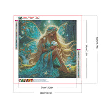 Load image into Gallery viewer, Butterfly Girl 40*40CM(Canvas) Full Round Drill Diamond Painting