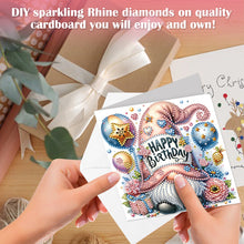 Load image into Gallery viewer, 6PCS DIY Birthday Wishes Diamond Art Greeting Cards Congratulations Cards & Gift