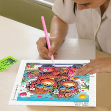 Load image into Gallery viewer, Crazy Orangutan 30*30CM(Canvas) Partial Special Shaped Drill Diamond Painting
