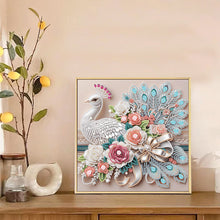 Load image into Gallery viewer, Peacock 30*30CM(Canvas) Partial Special Shaped Drill Diamond Painting