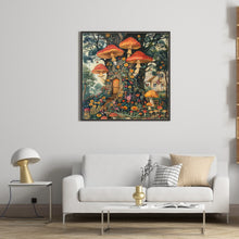 Load image into Gallery viewer, Autumn Tree House 40*40CM(Canvas) Full Round Drill Diamond Painting