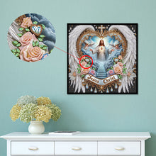 Load image into Gallery viewer, Mother Jesus 40*40CM(Canvas) Partial Special Shaped Drill Diamond Painting