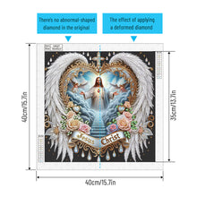 Load image into Gallery viewer, Mother Jesus 40*40CM(Canvas) Partial Special Shaped Drill Diamond Painting