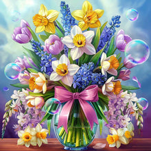 Load image into Gallery viewer, Daffodils 40*40CM(Canvas) Full Round Drill Diamond Painting