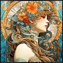 Load image into Gallery viewer, Cold Goddess 40*40CM(Canvas) Full Round Drill Diamond Painting