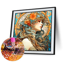 Load image into Gallery viewer, Cold Goddess 40*40CM(Canvas) Full Round Drill Diamond Painting