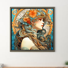 Load image into Gallery viewer, Cold Goddess 40*40CM(Canvas) Full Round Drill Diamond Painting