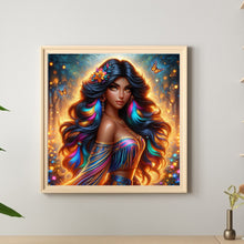 Load image into Gallery viewer, Backlit Goddess 40*40CM(Canvas) Full Round Drill Diamond Painting