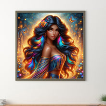 Load image into Gallery viewer, Backlit Goddess 40*40CM(Canvas) Full Round Drill Diamond Painting