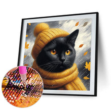 Load image into Gallery viewer, The Cat In The Hat 40*40CM(Canvas) Full Round Drill Diamond Painting
