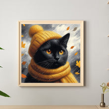 Load image into Gallery viewer, The Cat In The Hat 40*40CM(Canvas) Full Round Drill Diamond Painting
