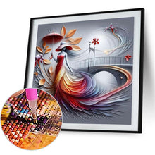 Load image into Gallery viewer, Girl With Umbrella On Bridge 40*40CM(Canvas) Full Round Drill Diamond Painting