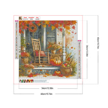 Load image into Gallery viewer, Autumn Courtyard 40*40CM(Canvas) Full Round Drill Diamond Painting