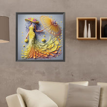 Load image into Gallery viewer, Elegant Girl 40*40CM(Canvas) Partial Special Shaped Drill Diamond Painting