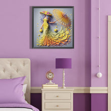 Load image into Gallery viewer, Elegant Girl 40*40CM(Canvas) Partial Special Shaped Drill Diamond Painting