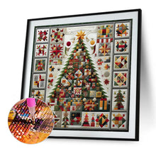 Load image into Gallery viewer, Star Fabric Christmas Tree 50*50CM(Canvas) Full Round Drill Diamond Painting