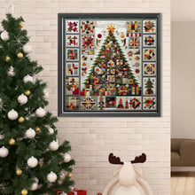 Load image into Gallery viewer, Star Fabric Christmas Tree 50*50CM(Canvas) Full Round Drill Diamond Painting