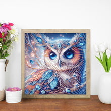 Load image into Gallery viewer, Owl 30*30CM(Canvas) Partial Special Shaped Drill Diamond Painting